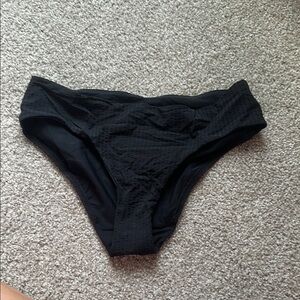 Black Mesh Bikini Bottom